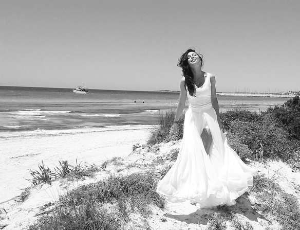 suknia ślubna plażowa